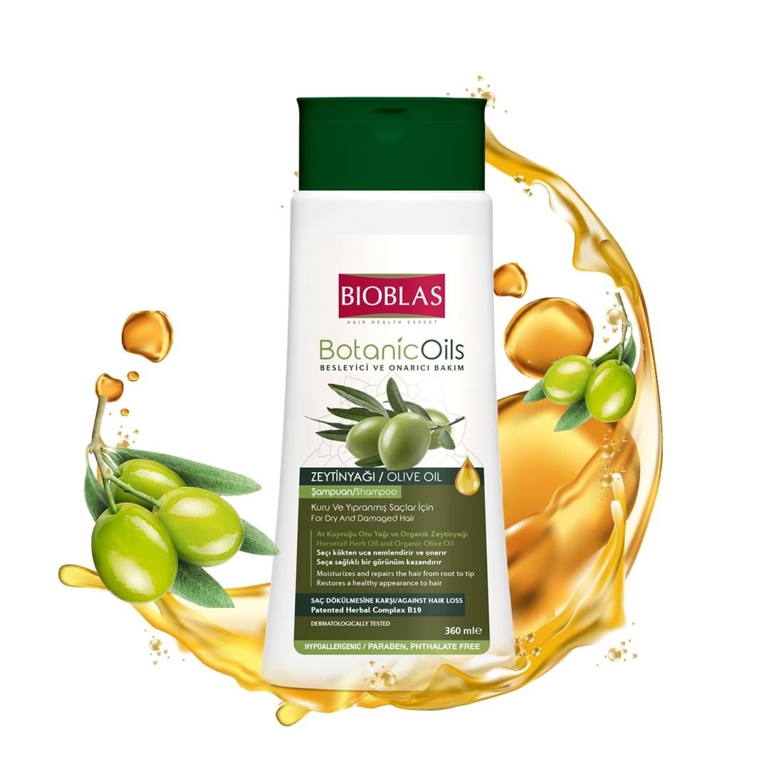 ORGANICS BY AFRICA'S BEST Olivenöl Shampoo – 360 Ml, Mit Extra Nativem Olivenöl, Für Alle Haartypen